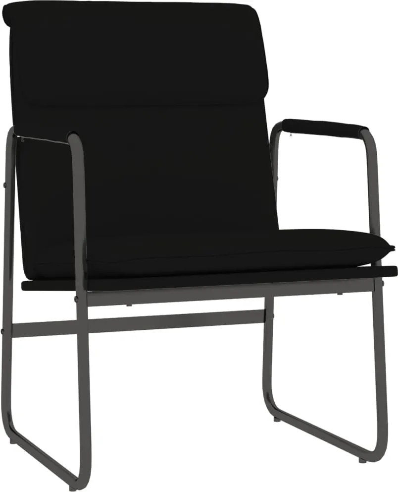 vidaXL Scaun de relaxare, negru, 55x64x80 cm, piele artificială
