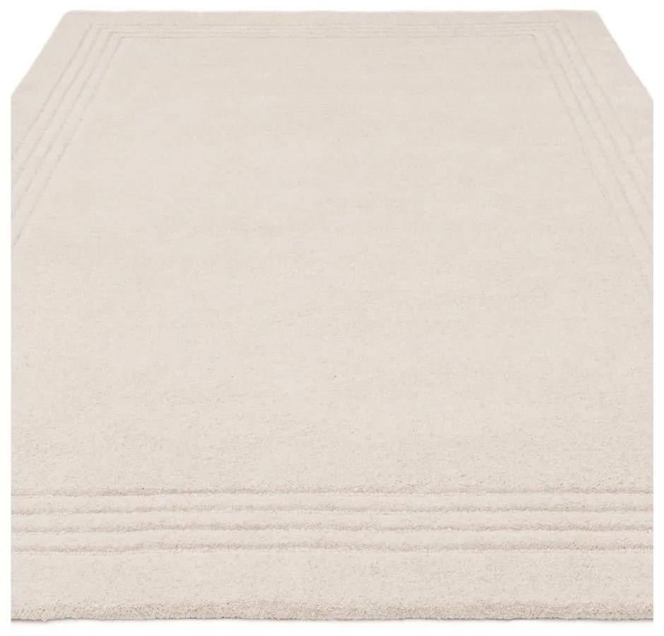 Covor fildeș țesut manual din lână 200x290 cm Orlo Ivory – Asiatic Carpets