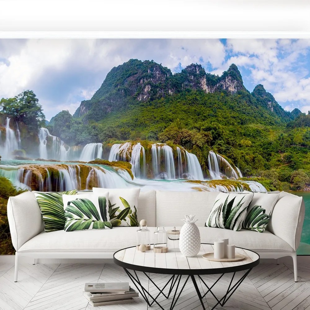 Fototapet Ban Gioc Cascada