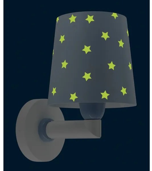 Aplică pentru copii STAR LIGHT 1xE27/60W/230V albastră Dalber 82219T