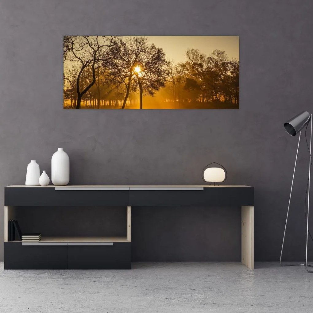 Tablou cu răsăsrit de soare (120x50 cm)