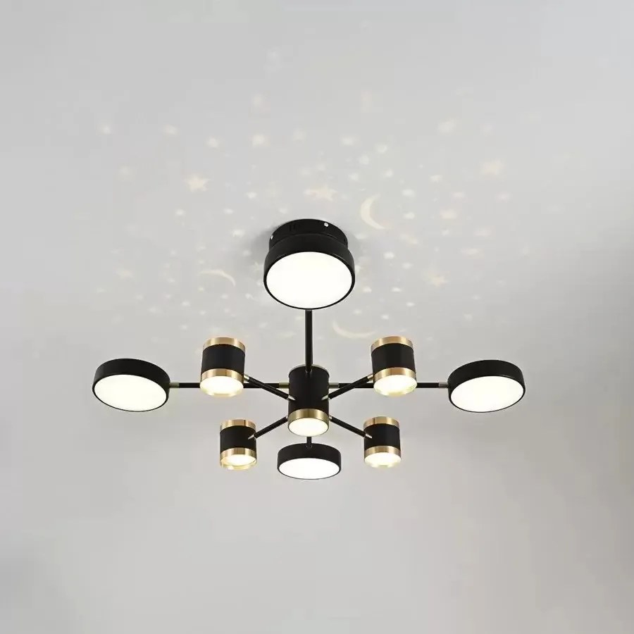 Lustra Led Cu Telecomanda, Elit's, Vidal M, 87 W intensitate reglabila