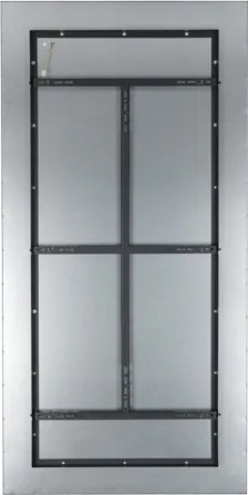 Brilagi - Plafonieră LED reglabilă SLIMFRAME, 80 W, 230 V, 120 x 60 cm, neagră, cu telecomandă