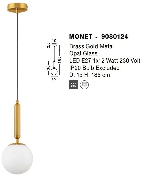 Lustra, Pendul design modern MONET