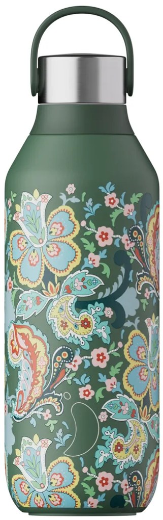 Sticlă termos Chilly's Bottles - Paisley Path 500ml, colecția Liberty/Series 2