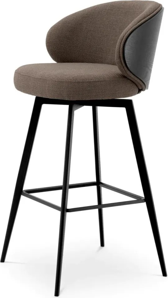 Scaun de bar design elegant LUX Camerota, Scalea grey