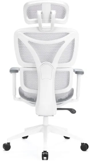 Scaun ergonomic de birou LEVANO gri/alb/negru