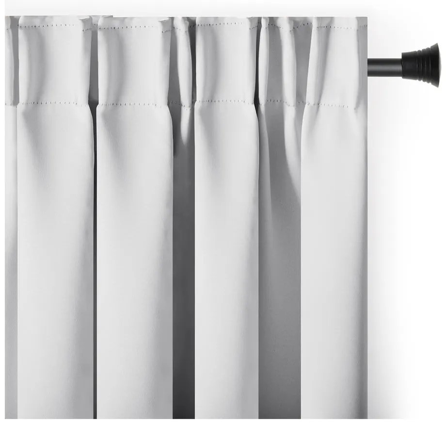 Draperie albă dimout (semi-opacă) 140x270 cm Kierra – Restilo