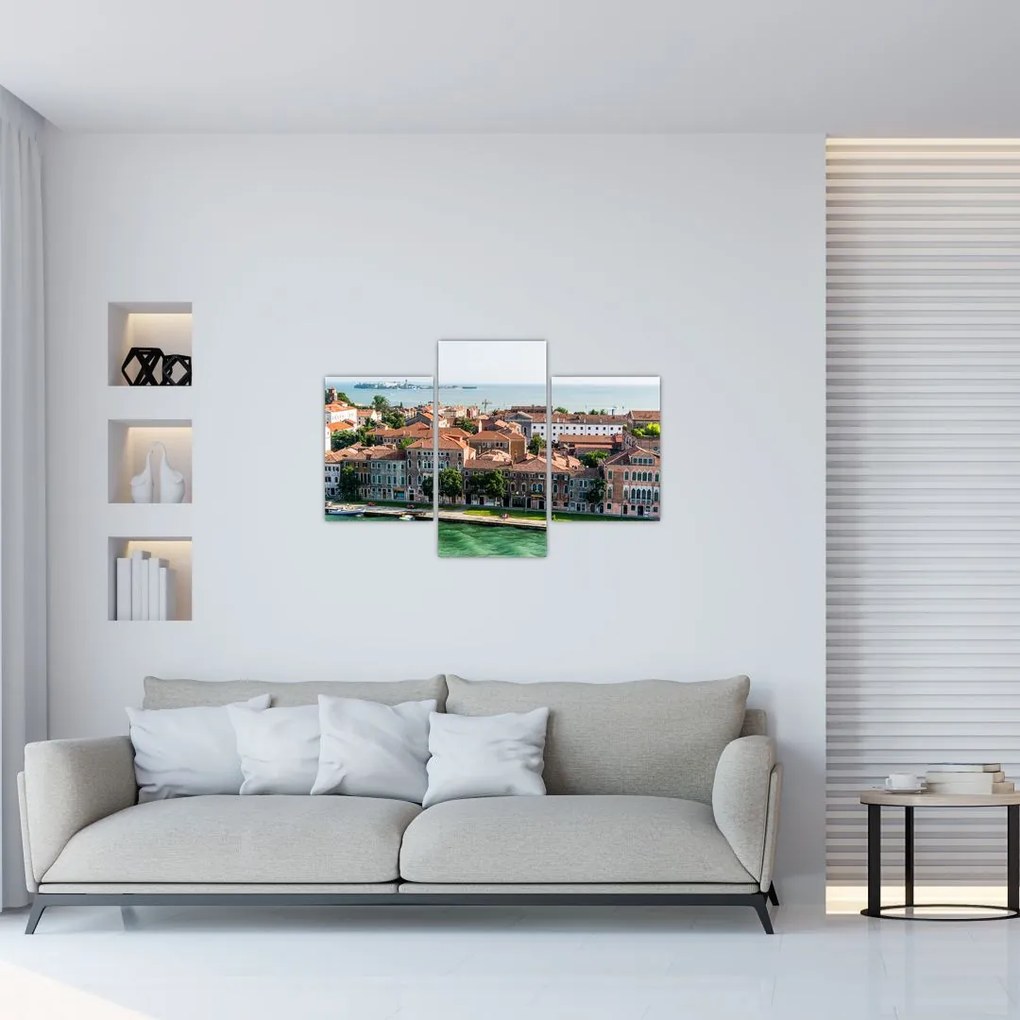 Tablou - Vedere aeriană a orașului (90x60 cm)