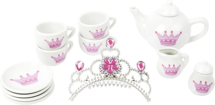 Set servit ceai și coroniță pentru copii Legler Crown