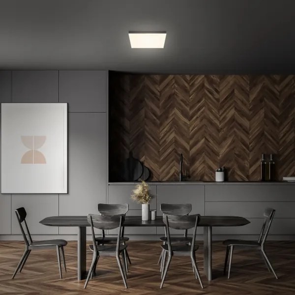 Plafonieră LED Briloner 7071015 FLAME LED/21W/230V negru