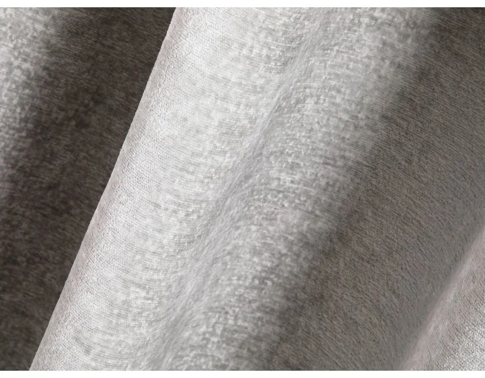 Pat matrimonial gri deschis tapițat cu spațiu de depozitare cu somieră 200x200 cm Lupine – Micadoni Home