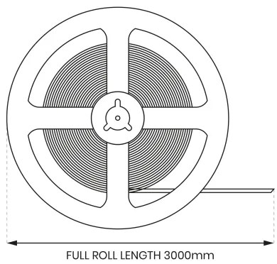Bandă LED RGBW dimabilă pentru baie LED/7,5W/12V IP65 3m Wi-Fi Tuya