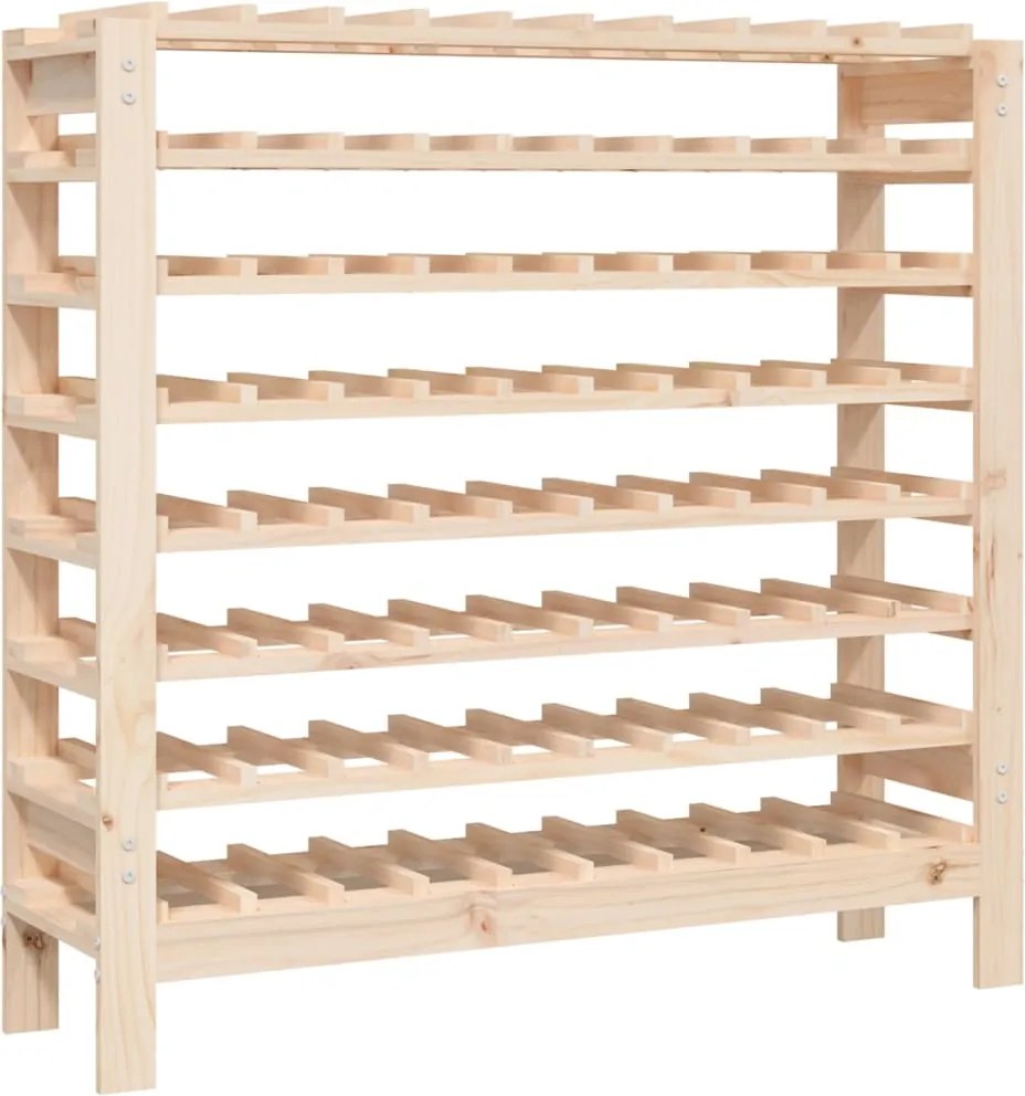 vidaXL Suport de vinuri, 109,5x30x107,5 cm, lemn masiv de pin