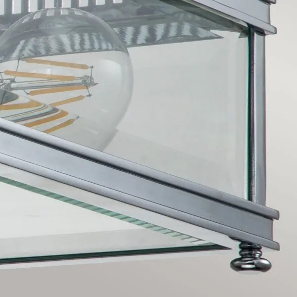 Elstead HOLBORN-F-PC - Aplica de exterior HOLBORN, 2x E27/60W/230V, IP44, crom lucios