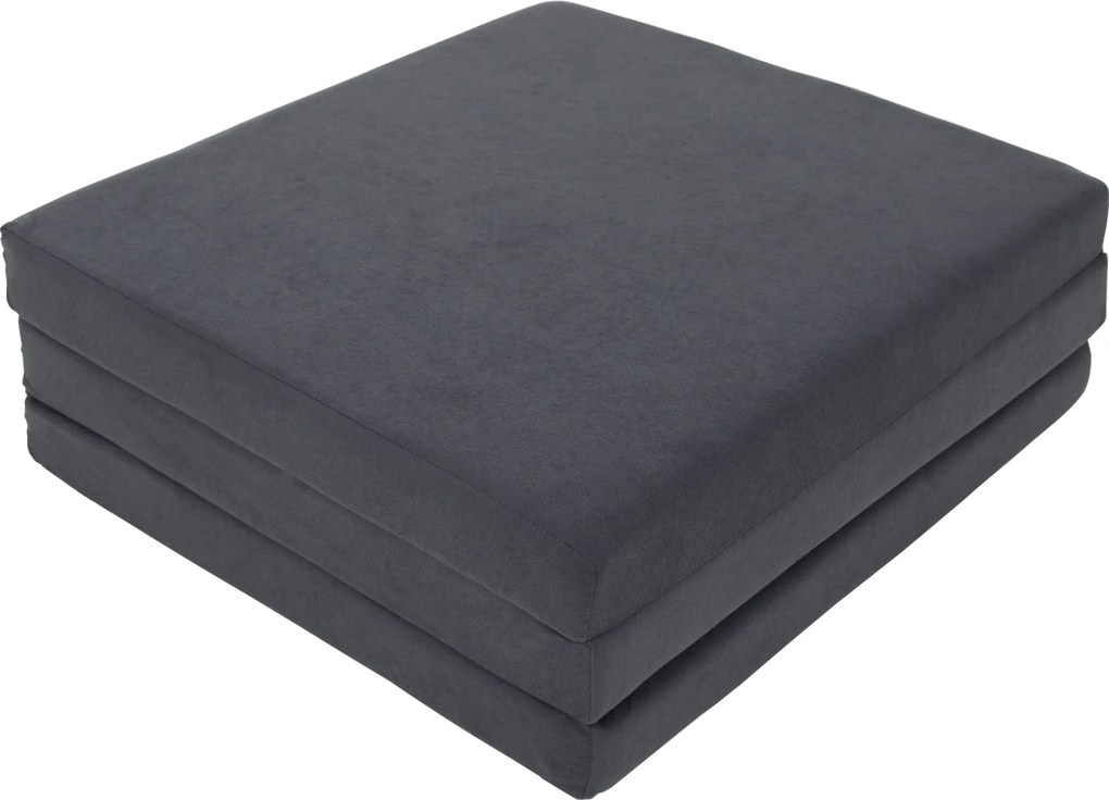 Saltea pliabilă, spumă, 65x180, gri, LEVI 65