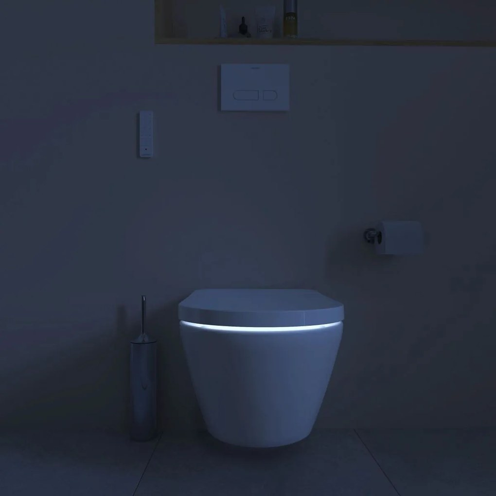 Duravit SensoWash D-Neo toaleta cu spalare agatat fara margine alb 654000012004300