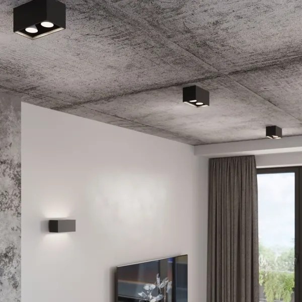 Plafonieră QUAD 2xGU10/40W/230V