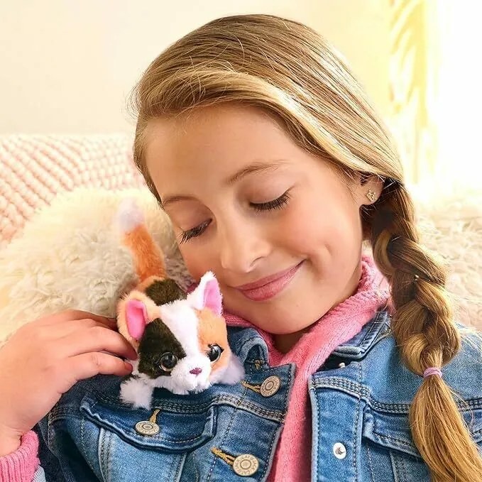 FurReal My Minis Kitty, pisoi interactiv,alb/maro/bej