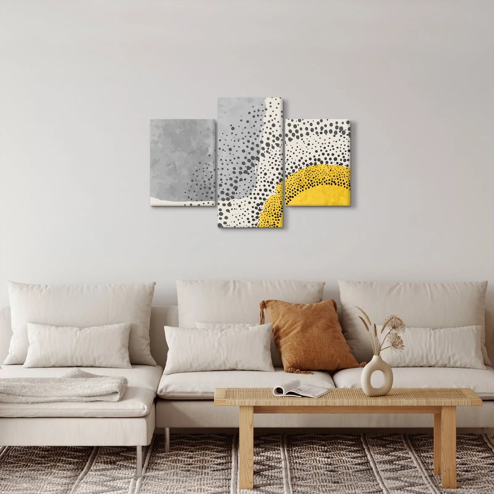 Tablou - pictură abstractă de plajă N⁰3 (90x60 cm)
