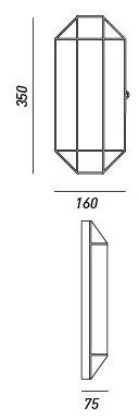 Aplica de perete design clasic finisaj polisat Il Rilegato 401.00.80