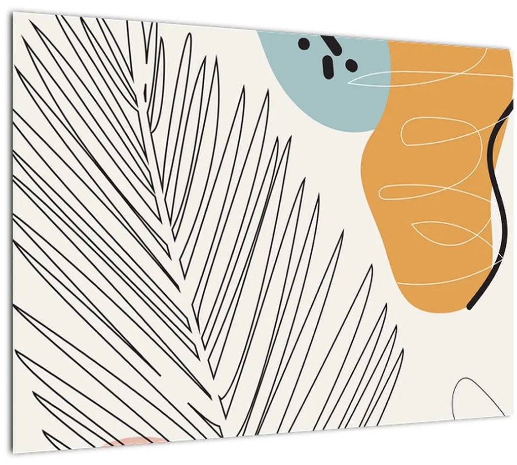 Tablou - Ilustrație de frunze (70x50 cm)