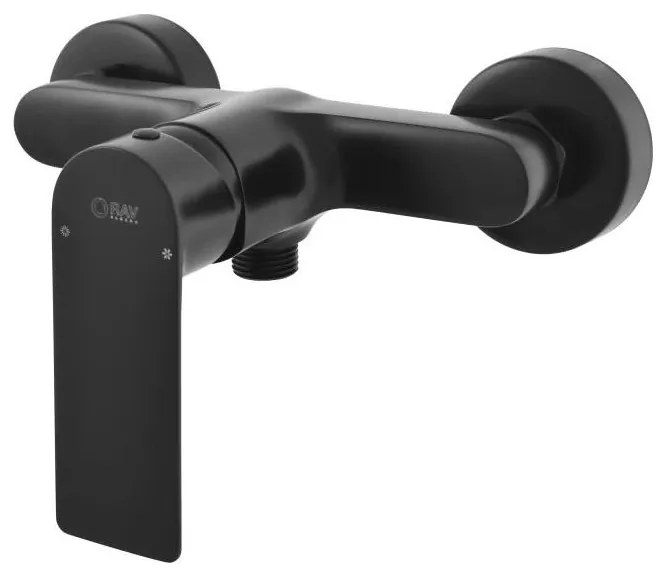 RAV Slezák NL181.5CMAT - Baterie de duș NIL negru mat