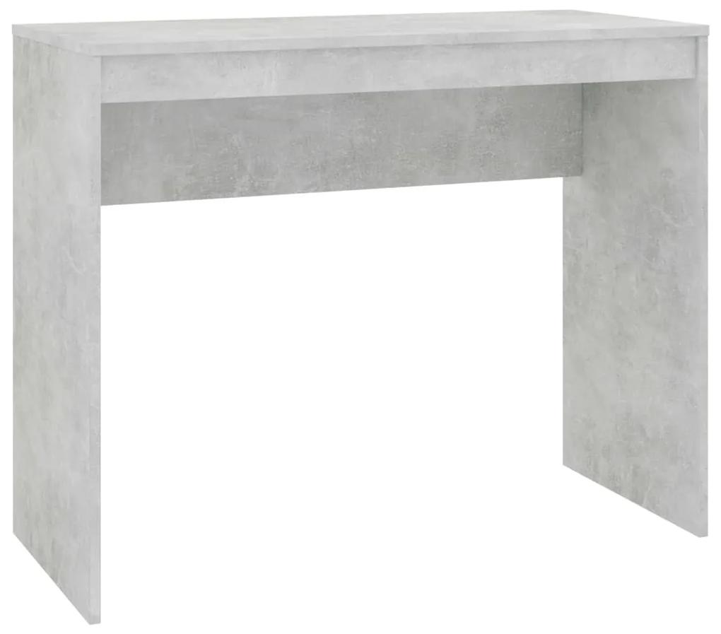 Birou, gri beton, 90 x 40 x 72 cm, pal