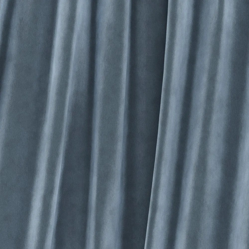 Pat boxspring albastru cu spațiu de depozitare/fără tăblie 140x200 cm Juniper – Maison de Rêve