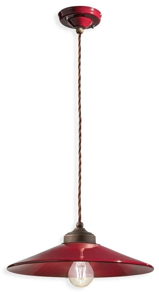 Pendul design retro realizat manual din ceramica si metal COLORS