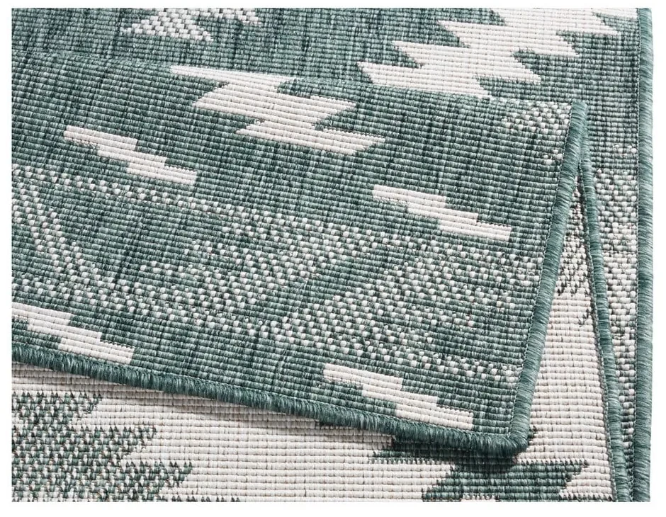 Covor adecvat pentru exterior NORTHRUGS Malibu, 250 x 80 cm, verde-crem