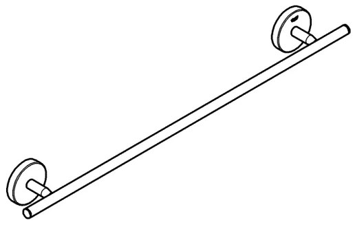 Suport pentru prosoape GROHE 41166000, 522 mm, crom lucios