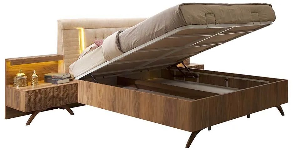 Walnut Set de mobilă turcească pentru dormitor în stil Modern