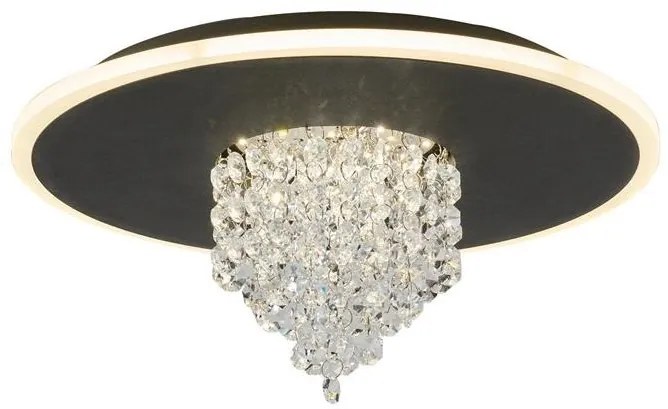 Plafoniera LED design elegant Deluge negru