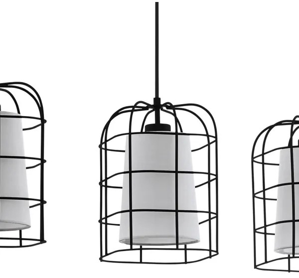 Eglo 43355 - Lustră pe cablu BITTAMS 3xE27/28W/230V