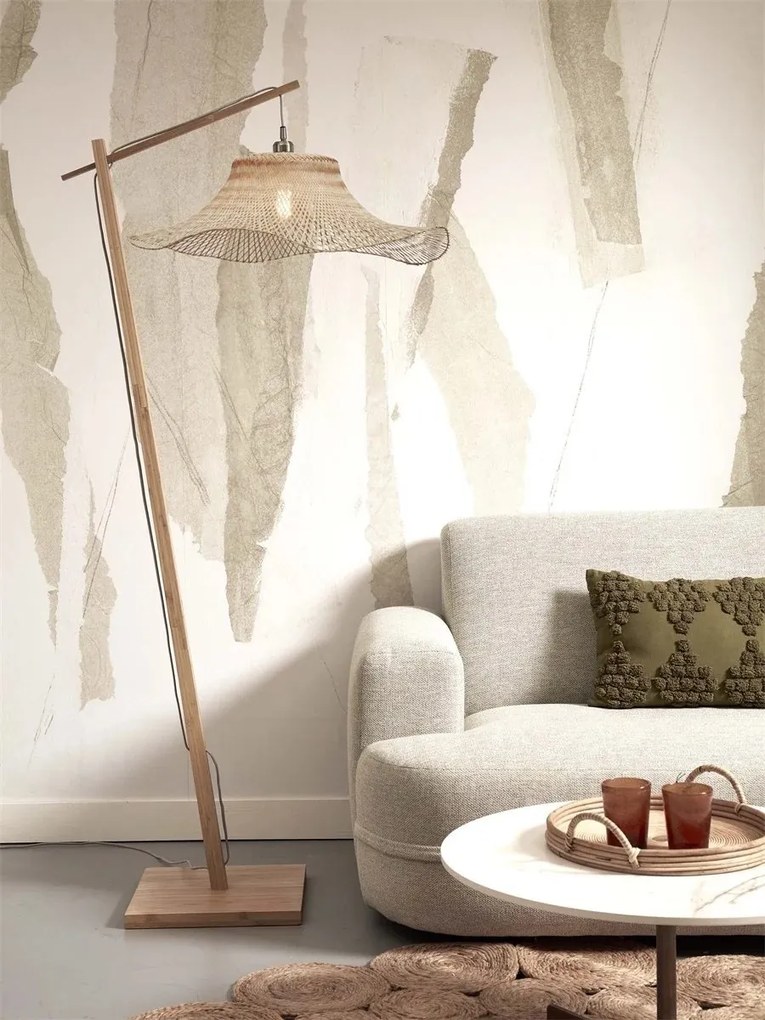 Lampa de podea din bambus Ibiza L 65cm, natur