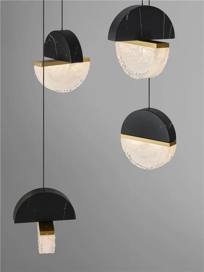 Lustra decorativa cu 8 pendule LED 3000K DORIN