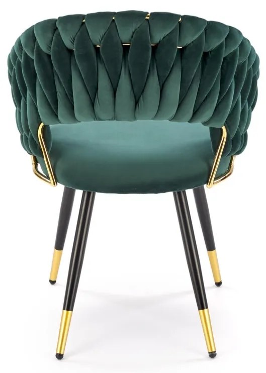 Scaun K551 velvet verde