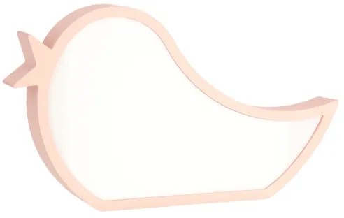 Lampă de birou pentru copii BIRD LED/12W/230V roz