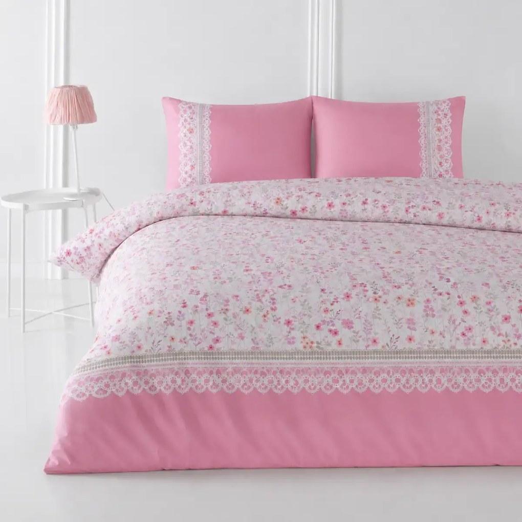 Set lenjerie de pat  din bumbac  2 persoane 220X200 cm