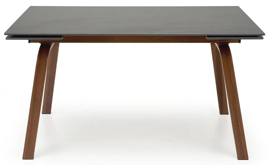 Masa de bucaterie Lozano, neagra/nuc