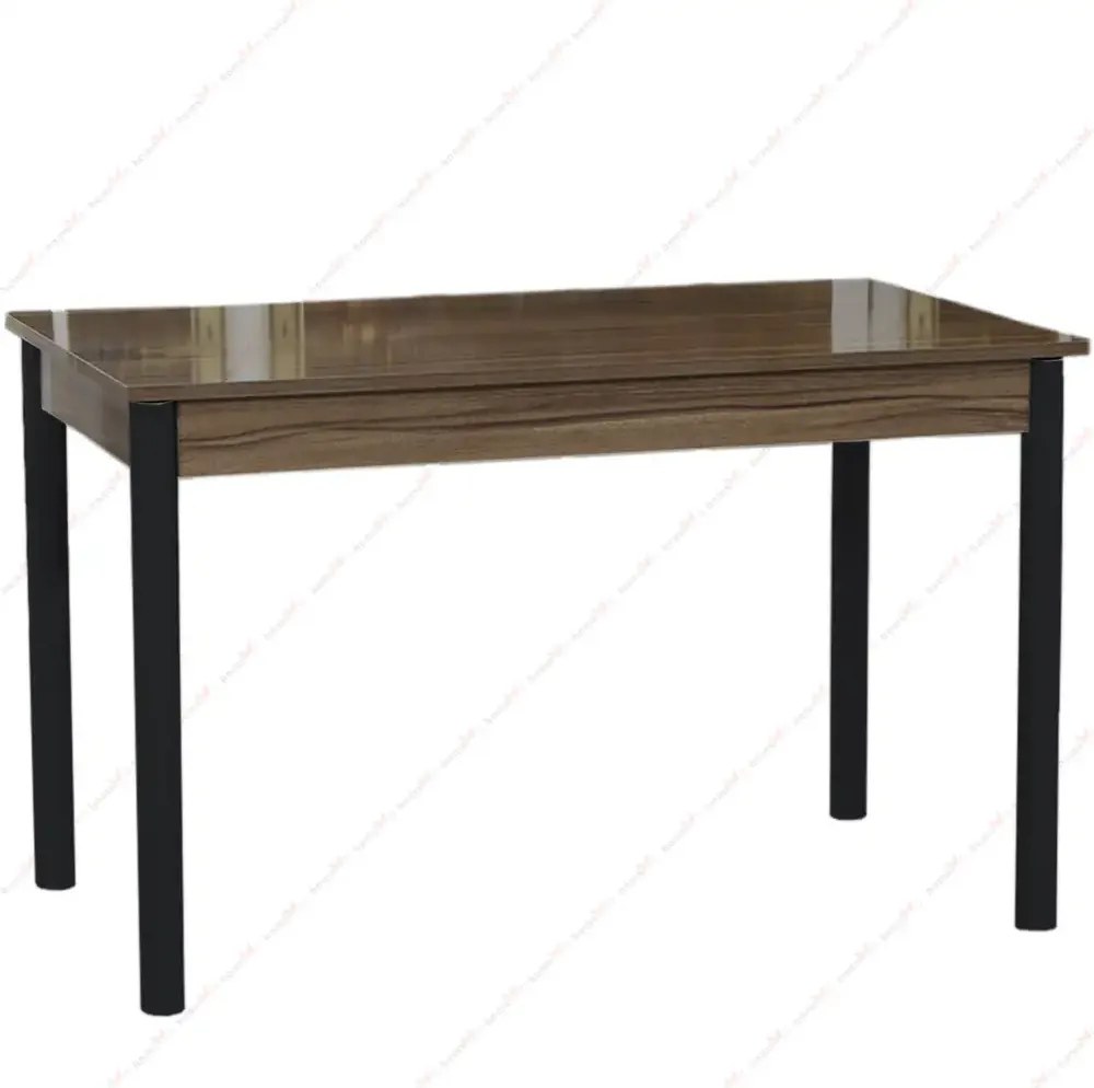 Masa bucatarie Bella nuc si negru, 120 cm