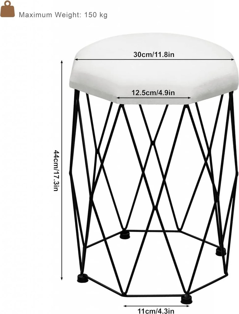 SEA470 - Set Masa toaleta 100 cm cosmetica machiaj, oglinda cu LED, masuta vanity, cu sau fara taburet - Alb - Negru