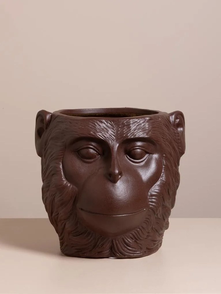 Vas decorativ din ceramică ⌀ 25.5 cm, „Primate”