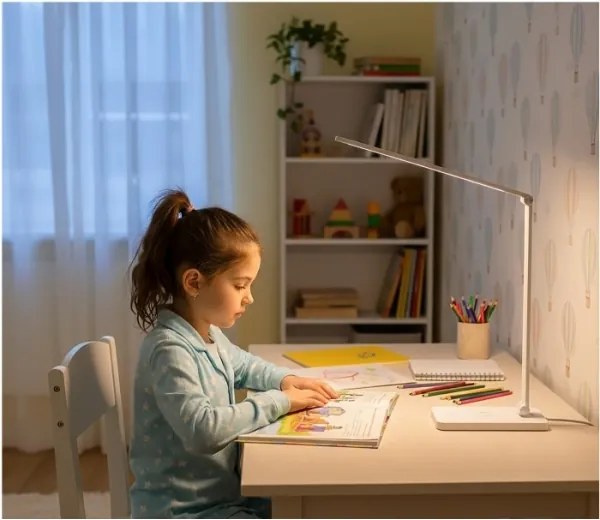 Lampă de birou LED reglabilă cu încărcare wireless NOBLITE Q LED/7W/230V 3000/4000/6500K albă