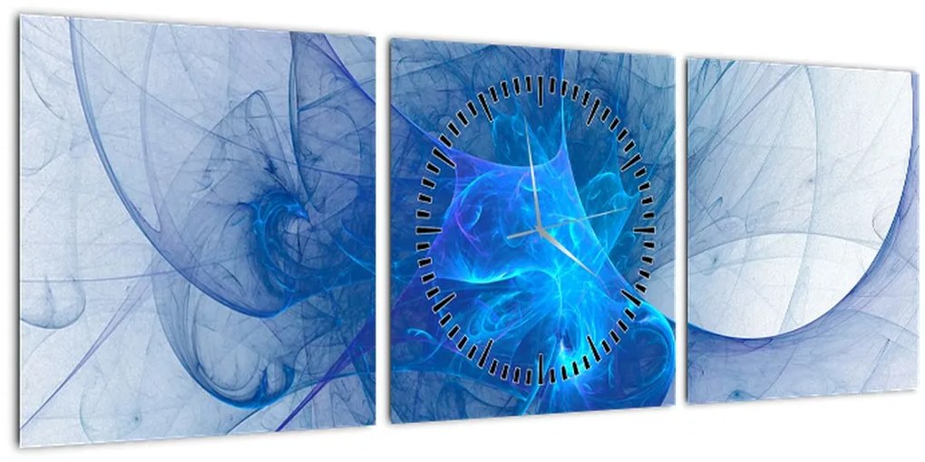 Tablou abstract (cu ceas) (90x30 cm)