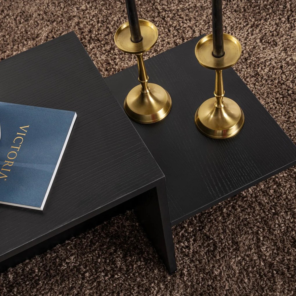 Măsuță de conferință Harmony Wood Black