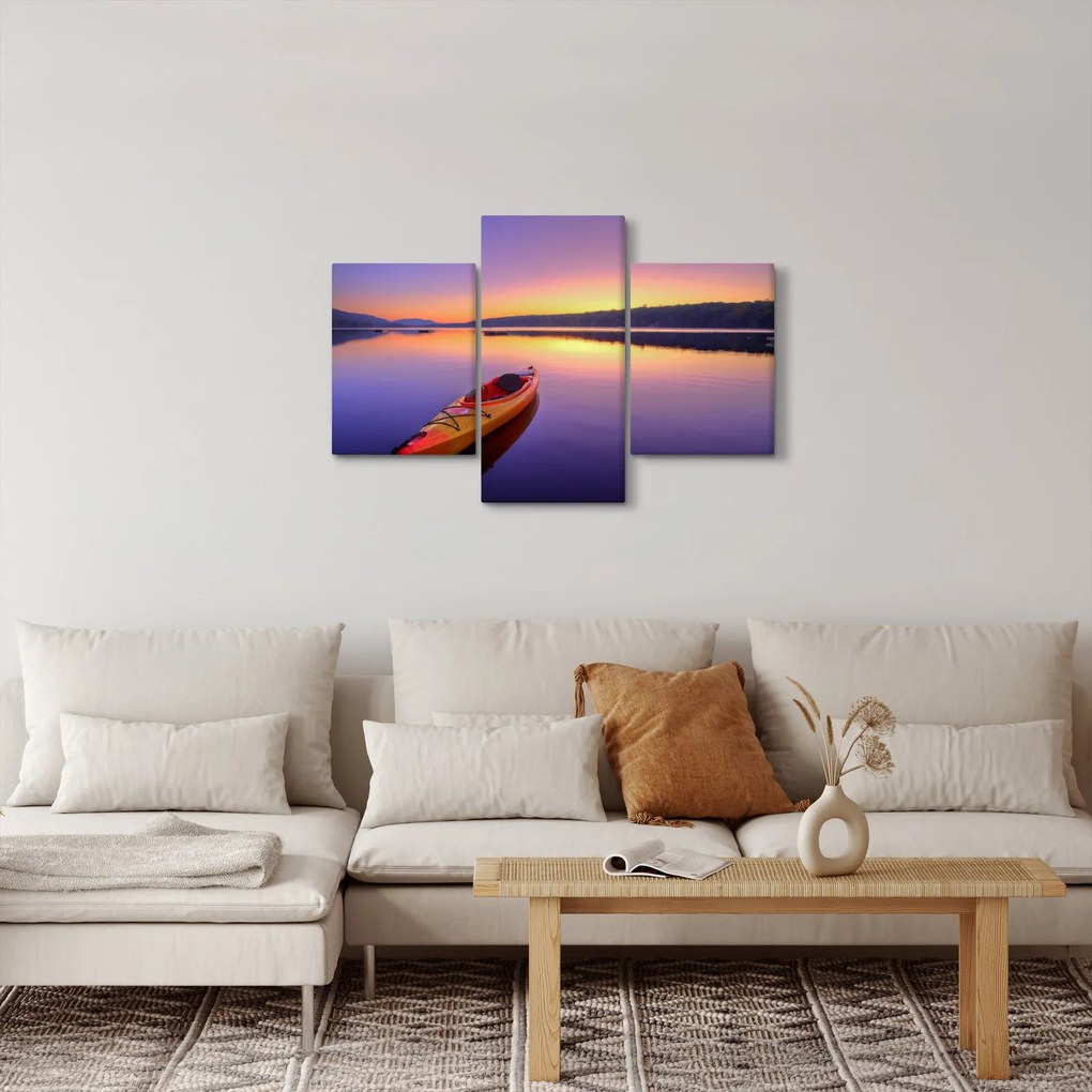 Tablou - Kayak pe lac (90x60 cm)