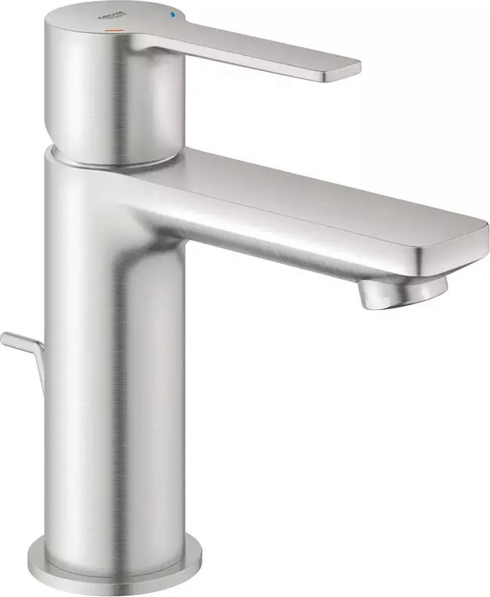 Baterie lavoar Grohe Lineare marimea XS crom periat Supersteel monocomanda cu ventil Pop-Up