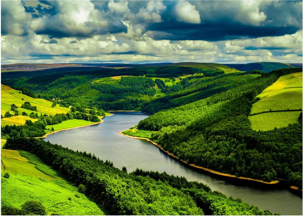 Tablou - Peisaj verde (70x50 cm)